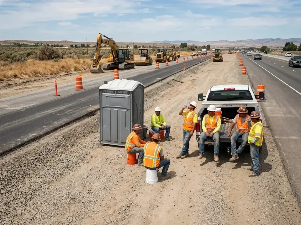 highway-road-construction-crew-007 — frequently asked questions, Porta Potty and Restroom Rentals in Pine Ridge, SC